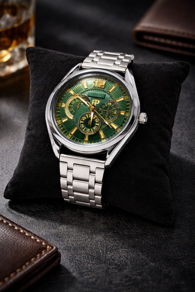 LUXURY GREEN DAIL CHAIN WATCH